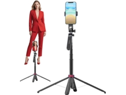 Soporte Para Cámara Antivibración Con Control Remoto, Visión Invisible Y Palo Selfie