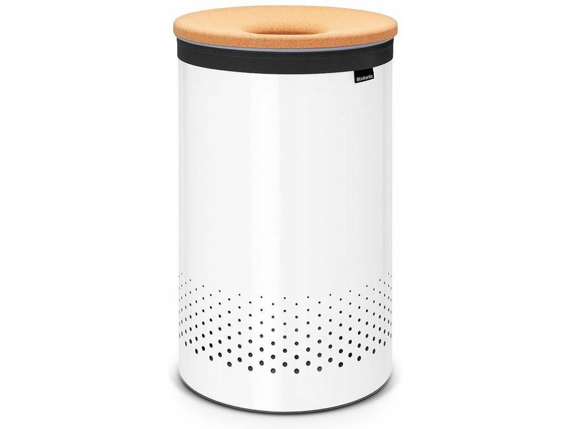 Cesta de Ropa BRABANTIA 104404  (Blanco - 3,85 kg - 39,6 x 39,6 x 67 cm - Garantía: 10 Años)