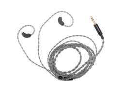 Cable De Auriculares Mejorado De 3,5 Mm A 2 Pines De 0,78 Mm, De Cobre Plateado Y Flexible Para Revonext Qt2, Qt3, Rx8