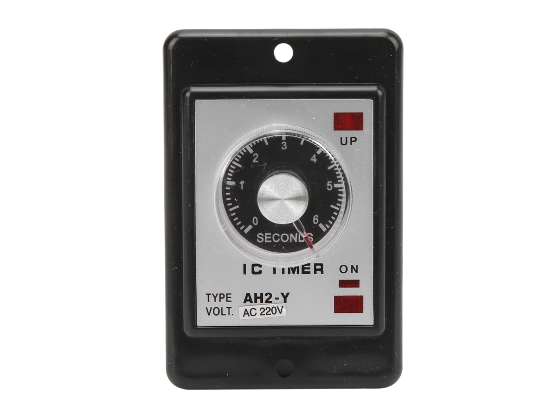Temporizador De Puntero Ah2-y 6s De 220 V Ca Para Equipos De Automatización Y Armarios Electromecánicos.