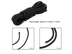 Corda Elástica Bungee Para Kayak 5m 4mm/5mm Acessório De Barco Esportes Aquáticos