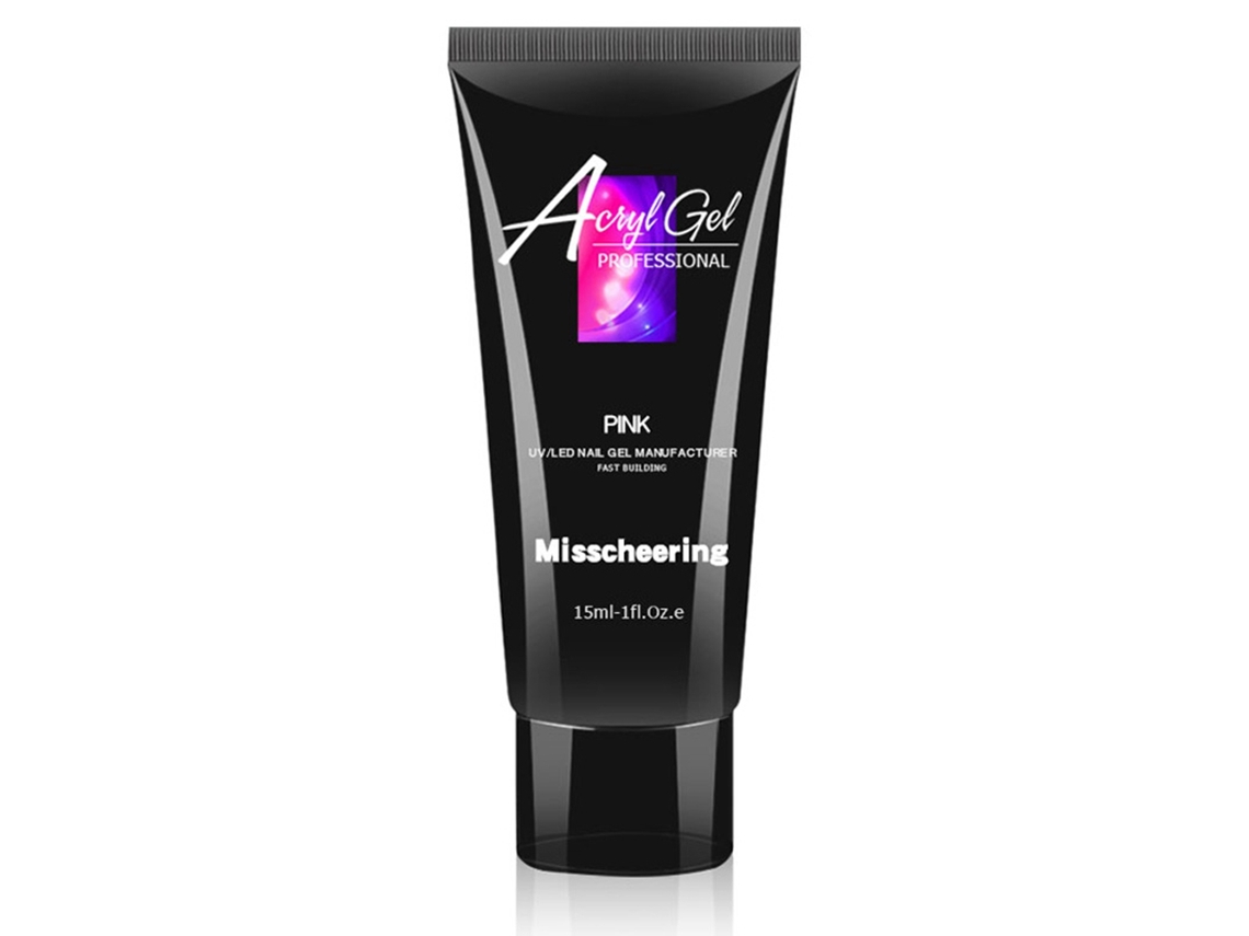 Rebe-15ml Cola Profissional Para Extensão De Unhas Rápido Cristal Gel Construtor Uv Esmalte Manicure 3rosado