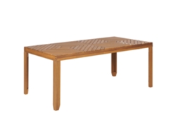 Mesa de jardín BELIANI Baratti de Madera de acacia Madera clara 180x90x74