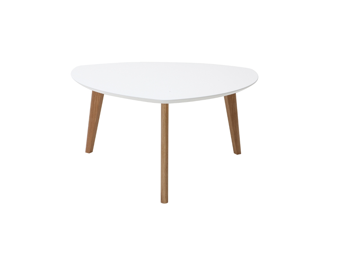 Mesa de Centro Diseño Blanco L80 Cm Ekka MILIBOO