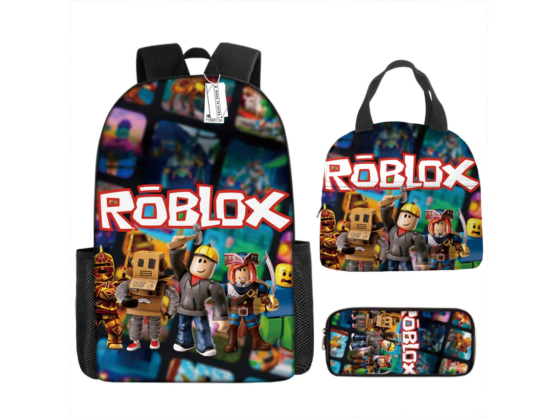 KOHREE Conjunto de tres piezas de mochila Roblox