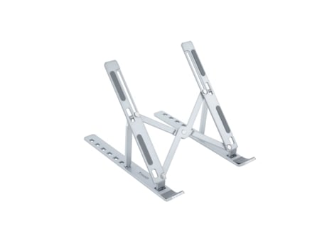 Soporte de Pared TooQ Soporte Elevador para Portátiles, Tablets, Móviles y Libros, Plata
