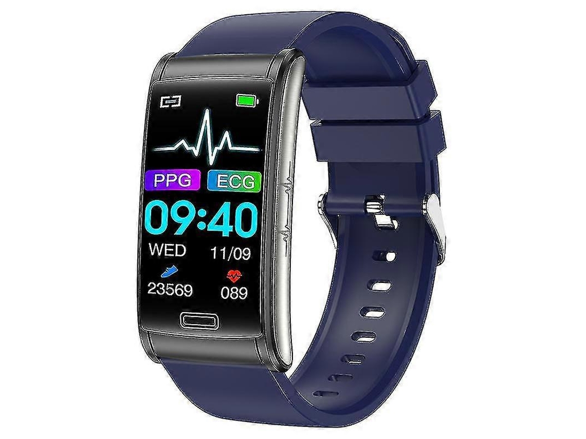 Reloj inteligente E600 2024, no invasivo, con podómetro, electrocardiograma, monitorización de presión arterial y glucosa en sangre Ly Ebike