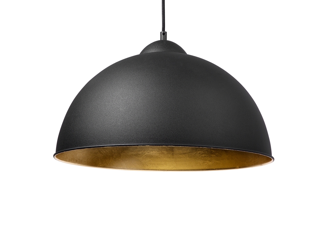 Lámpara de techo BELIANI Cetina de Hierro Negro 40x40x129