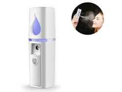 Vaporizador Facial Nano Portátil Con Espejo Y Depósito De Agua De 20 Ml Para Extensiones De Pestañas E Hidratación.