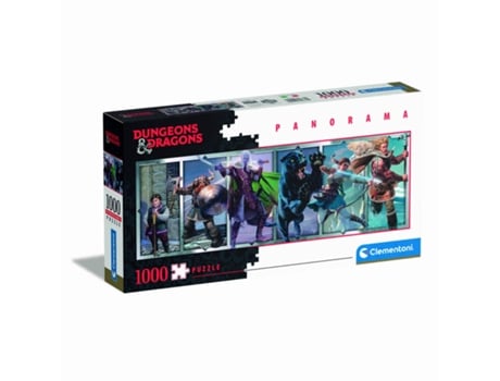 Puzzle 1000 Piezas Panorama Dragones Y Mazmorras CLEMENTONI