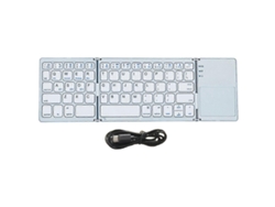 Teclado Bluetooth para iOS/Android/Tablet Teclado plateado Ly Ebike