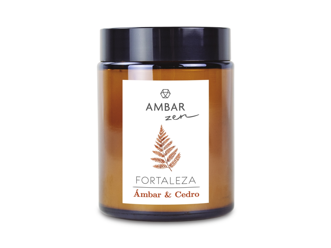 Vela Ambar Y Cedro 125Gr Ambar Zen AMBAR PERFUMS