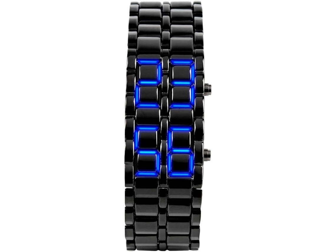 Reloj Deportivo Led Azul De Hierro Estilo Lava Digital Yuysan