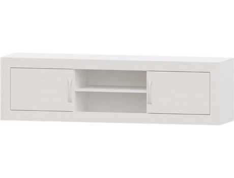 Mueble de TV MUEBLAM Niza (180x50x42 cm - Melamina - Blanco)