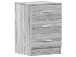 Mesita de noche Sonoma MAISON EXCLUSIVE de madera gris (38 x 35 x 56 cm)