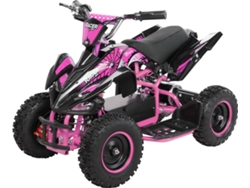 Quad Infantil Racer 1000, Pocket Quad Con Motor Eléctrico De 1000 Vatios, 3 Baterías, Amortiguadores, Velocidad Máxima De 24 Km/h.