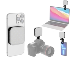 Clip Magnético Para Luz De Vídeo Led, Iluminación Ajustable De 2500k A 9000k.