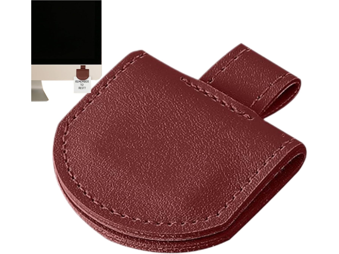 Portalápices de piel con marcapáginas, clip para bolígrafo y marcapáginas de piel: un elegante accesorio para Slowmoose.