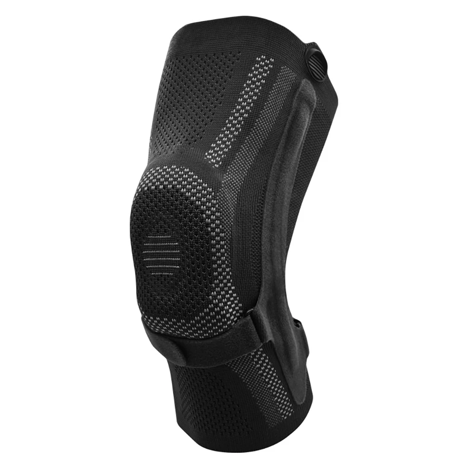 (negro, Talla Xl) Rodillera Con Almohadilla Rotuliana Y Estabilizador Lateral, Unisex, Diseñada Para Correr.