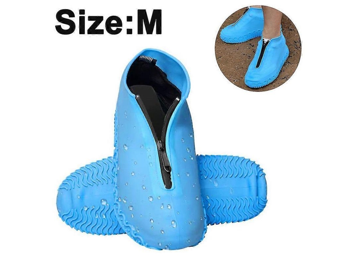 Cubrezapatos De Silicona Impermeables Y Reutilizables Con Cremallera Antideslizante Para Niños, Hombres Y Mujeres.