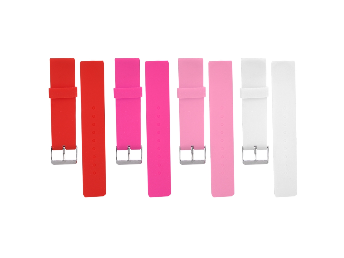 4 Correas De Repuesto Para Reloj De 20 Mm De Caucho, Accesorio Unisex Para Estudiantes.