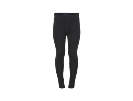 Leggings de Niña para Equitación EQUIPAGE Agarre Total Dai Negro (11/12 años)