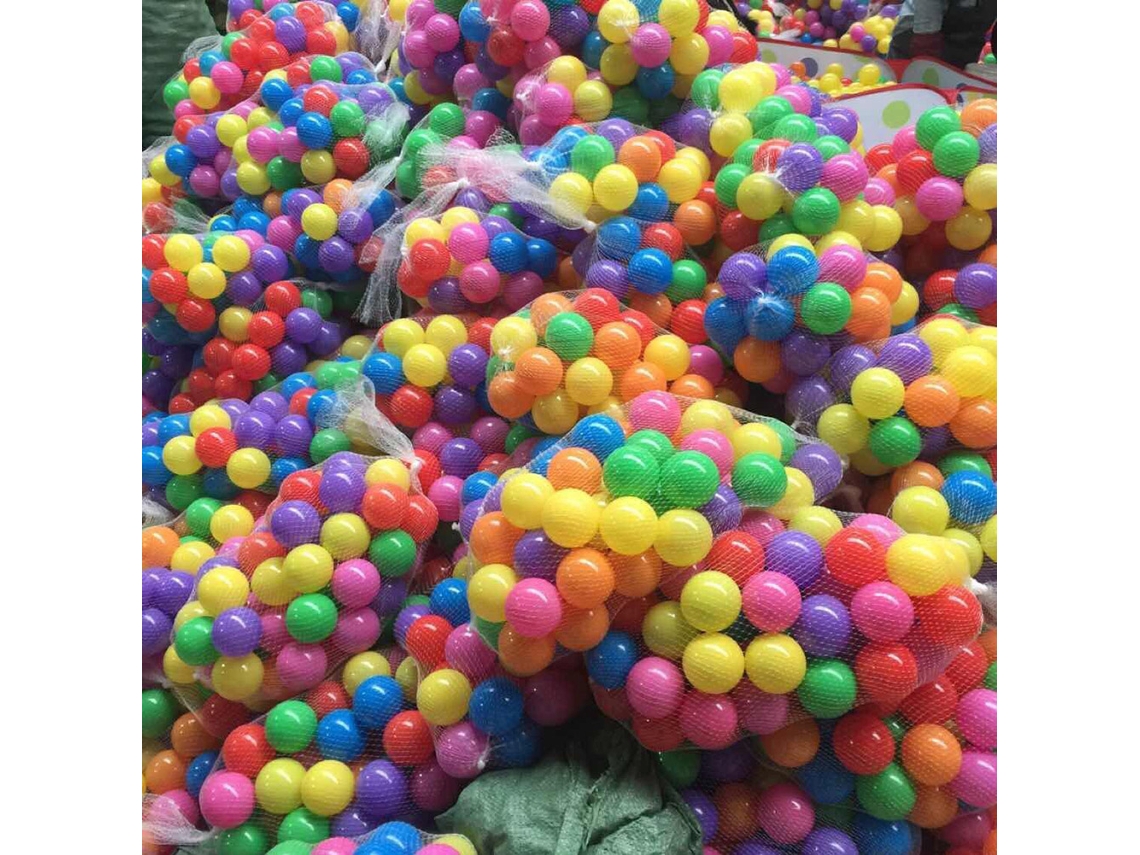 Juego de 100 pelotas marinas suaves y coloridas para bebés (5,5 cm) (2026)