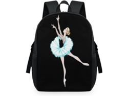 Mochila Tropicallife Estampado Bailarina Para Niños Niñas Hombres Mujeres Mochila Escolar Informal Portátil