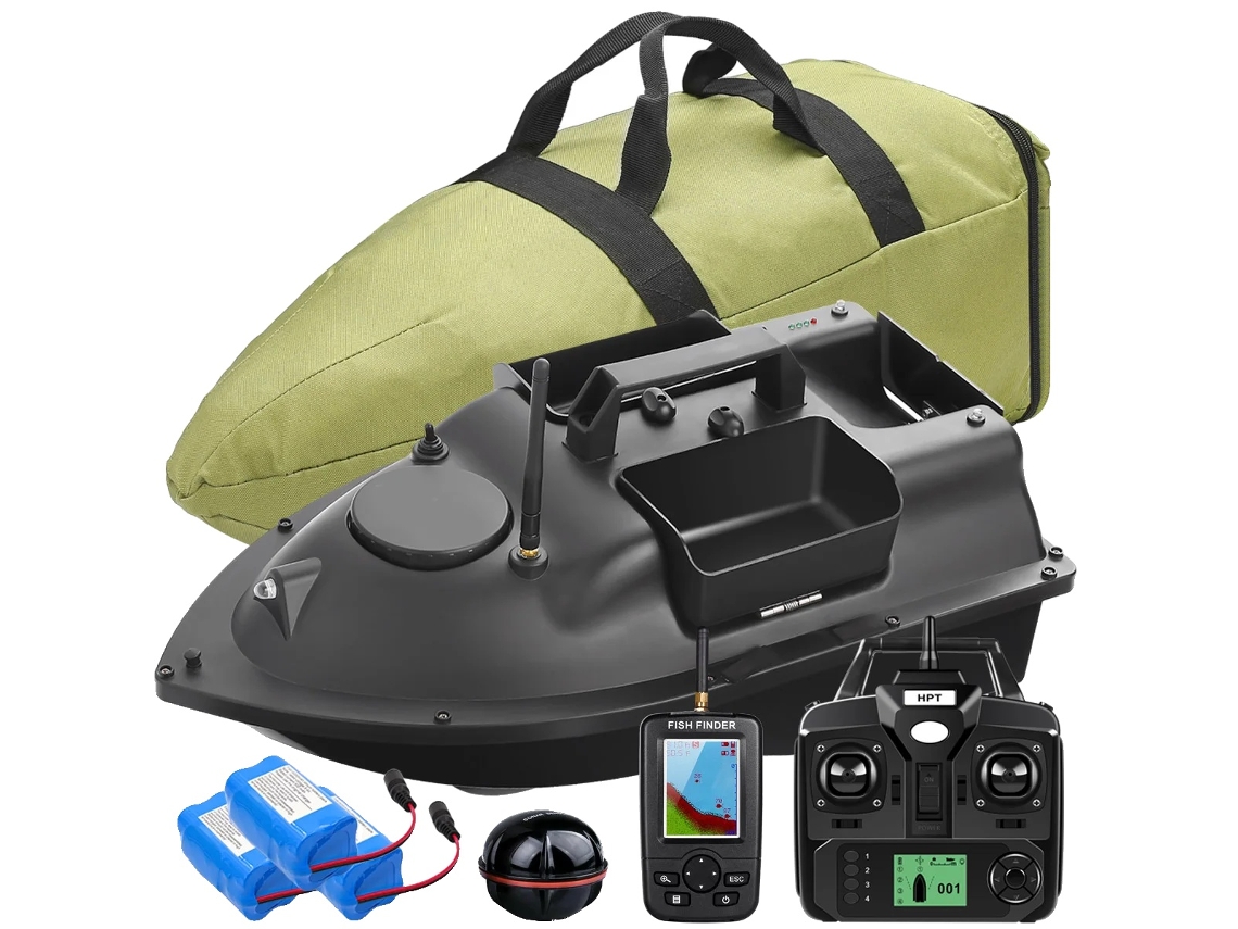 Barco de cebo con GPS, control remoto, sensor de sonar, juego de 6 barcos con GPS OEM