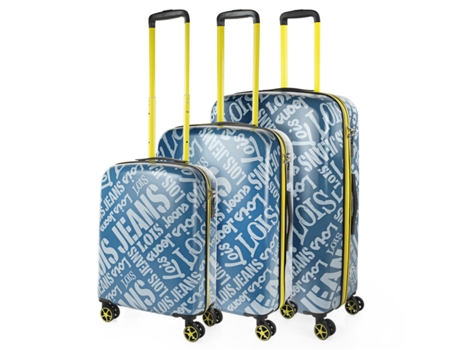 Juego De Maletas Pc LOIS Kenner azul vaquero-gris (49X77,5X27 Cm - 88L)