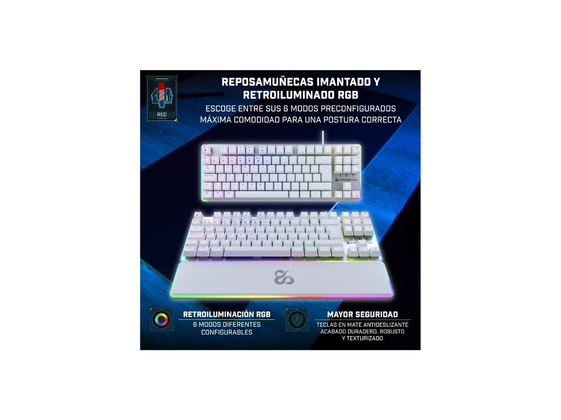 El teclado mecánico Newskill Suiko con switches Kailh Blue ya está  disponible por menos de 60€