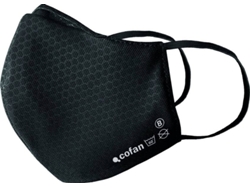 Mascarilla de Protección COFAN Textil Negra Reutilizable Adulto