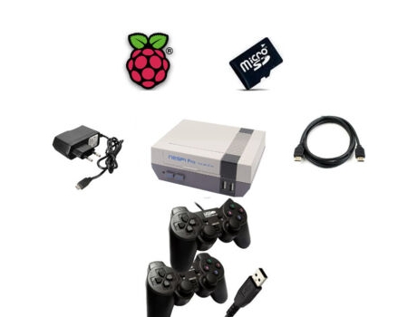 Kit de Arcade Raspberry Pi 3 B Nespi Pro 2 Mandos 64Gb Modelo B