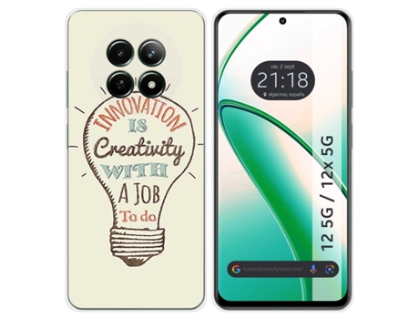 Funda Diseño Creativity para Realme 12 5G 12X 5G TUMUNDOSMARTPHONE Silicona Multicolor
