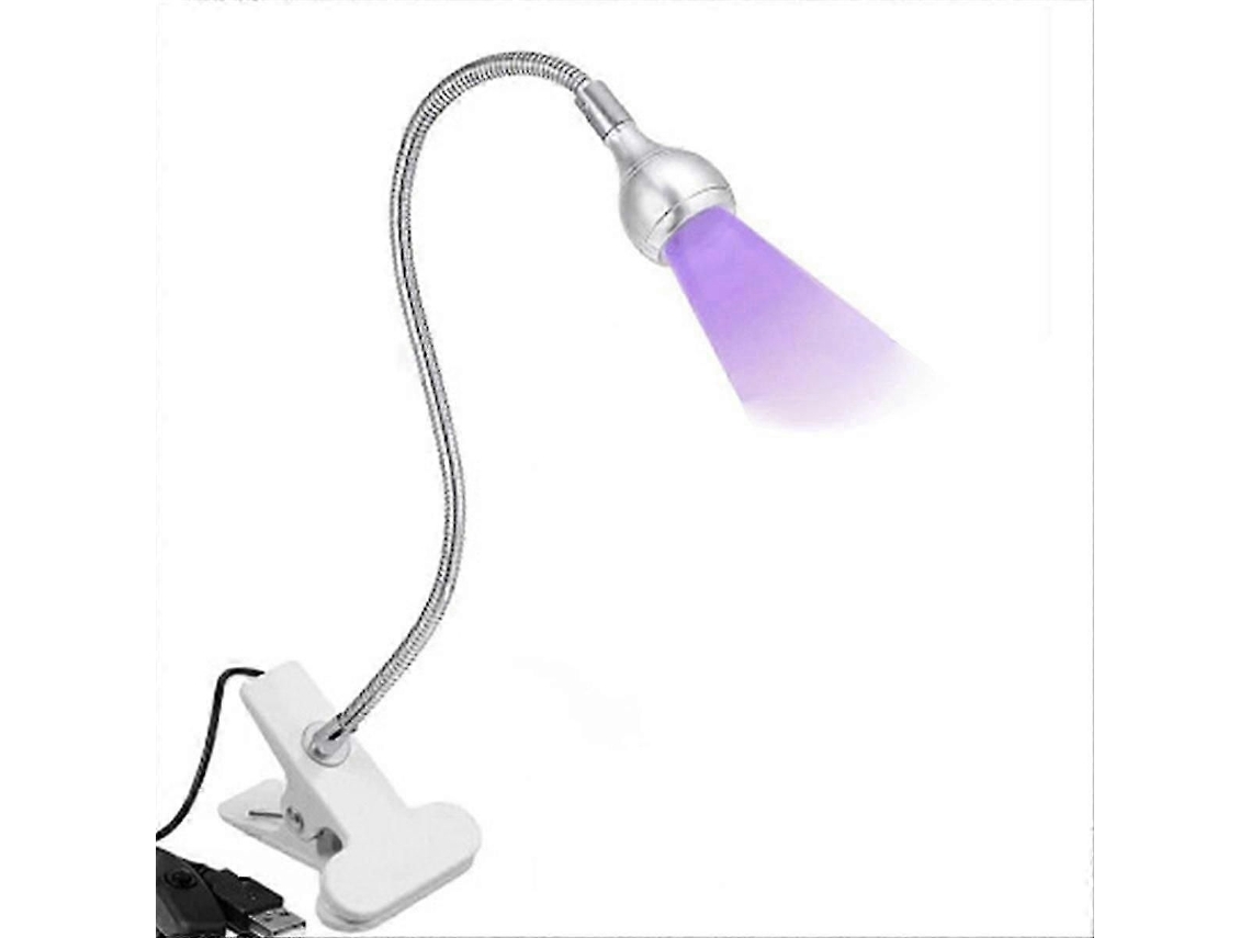 Lâmpada De Unhas Led Uv - Mini Lâmpada De Unhas Led Gel X Lâmpada Para Unhas Com Clipe De Fixação Luz Led Rotativa, S