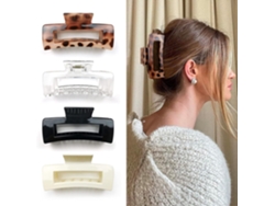 Pinzas para el cabello grandes cuadradas antideslizantes para cabello grueso ZYBLSSBB