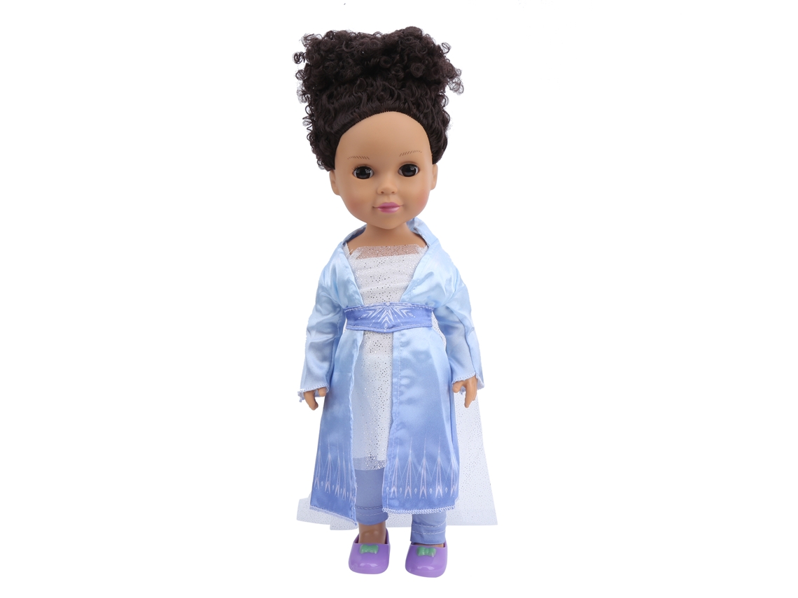 Ats-muñeca Bebé De Pelo Rizado Realista Bonita Y Linda Juguete De Muñeca Regalo De Cumpleaños Para Niños Q14-01
