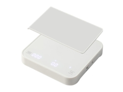 Báscula Electrónica Inteligente (blanca) Para Café De Goteo Manual, Minibáscula De Cocina Multifuncional Con Temporizador
