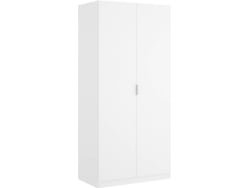 Armario 2 Puertas DKIT Essen (Blanco - 184x81x52 cm)
