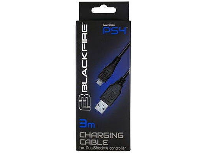 Cable de carga ARDISTEL Blackfire para Dualshock PS4