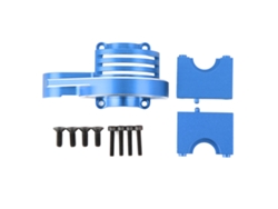 Mali capa de Engrenagem Principal de Alumínio Protectora para Carro Rc Traxxas Sledg 4wd 1/8 Azul