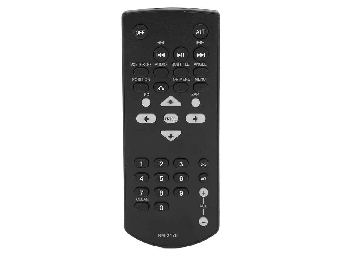 Controle Remoto Rm X170 Substituto Para Receptores De Mídia Xav Ax8100 Ax3000 Ax5600 68bt 72bt