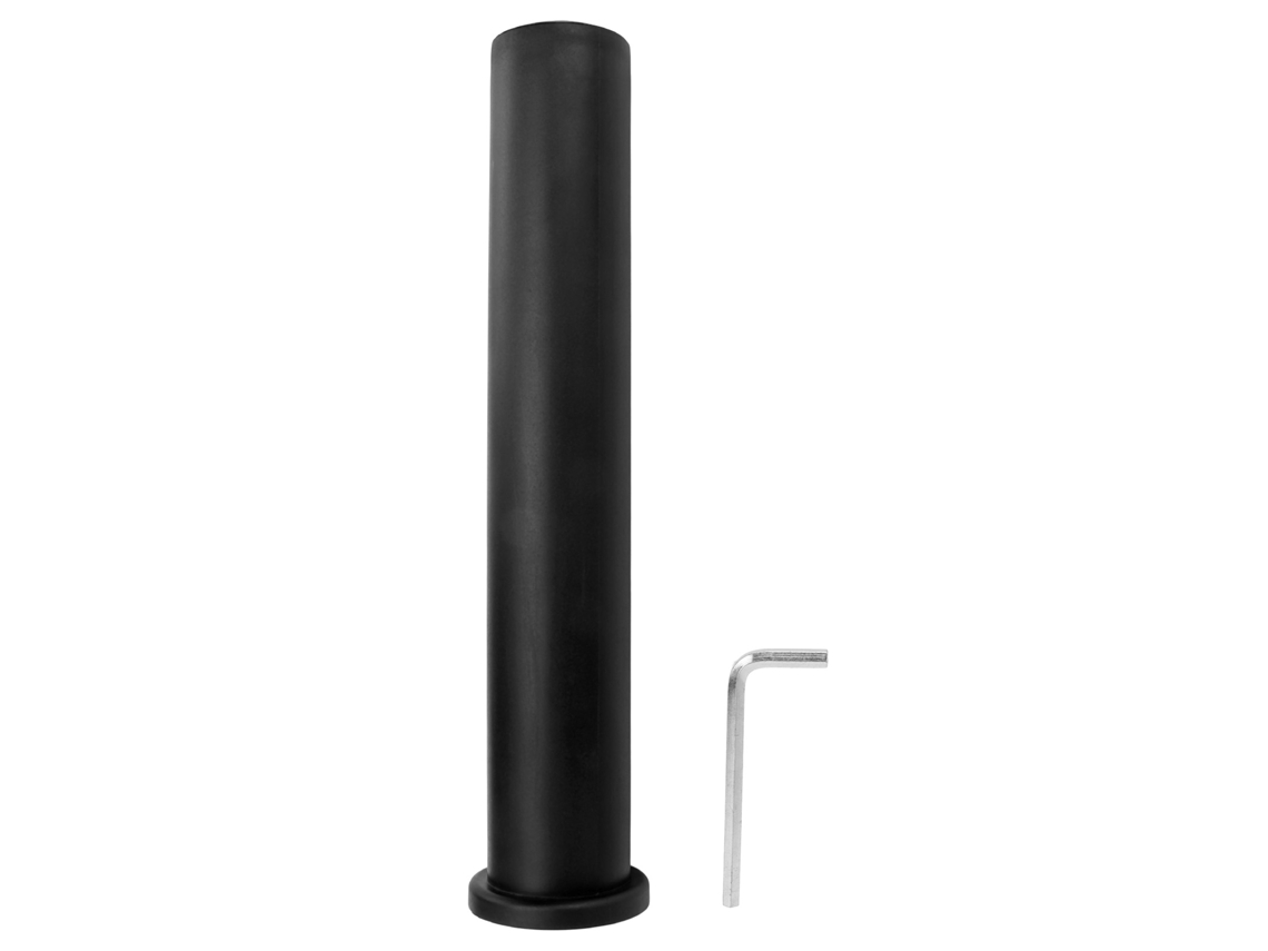 Adaptador de PP negro para BJ-Cuff que convierte el diámetro de 25 mm a 50 mm, accesorio para equipos de gimnasio, 303 mm/11,93 pulgadas.