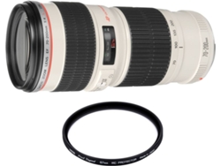 Objetivo CANON EF 70-200mm F4L USM + HOYA 67mm PRO 1D Protetor