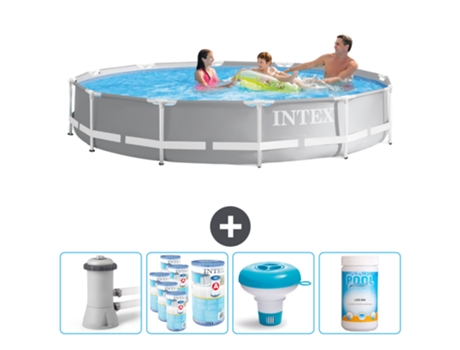 Piscina Tubular INTEX 26712GN-CB89 (6503 L - 366x76cm)
