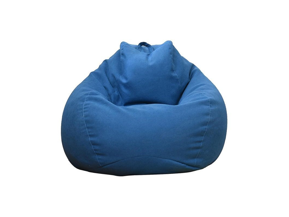 Funda grande para sillón New Fasst, apta para adultos y niños, confeccionada en tejido lavable de algodón y lino, con cremallera y correa ocultas.