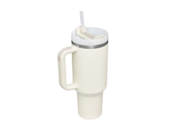 Taza portátil SZSMART B01 304 taza de acero inoxidable 40oz - blanco
