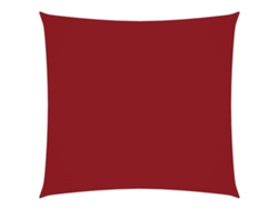 Maison Exclusive - Toldo De Vela Cuadrado Tela Oxford Rojo 2x2 M