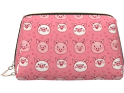 Neceser con estampado de cerditos y bolsa de viaje para mujer, ideal para viajes y vacaciones | Sin marca