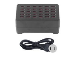 Concentrador De Carga Usb De 30 Puertos Con Carga Rápida De Alta Velocidad Para Teléfonos Móviles Y Auriculares, Enchufe Estadounidense, 100-240 V.